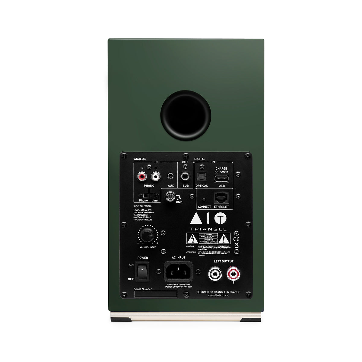 TRIANGLE HIFI AIO TWIN enceinte connectée wifi bluetooth vert anglais pictures packshot 4