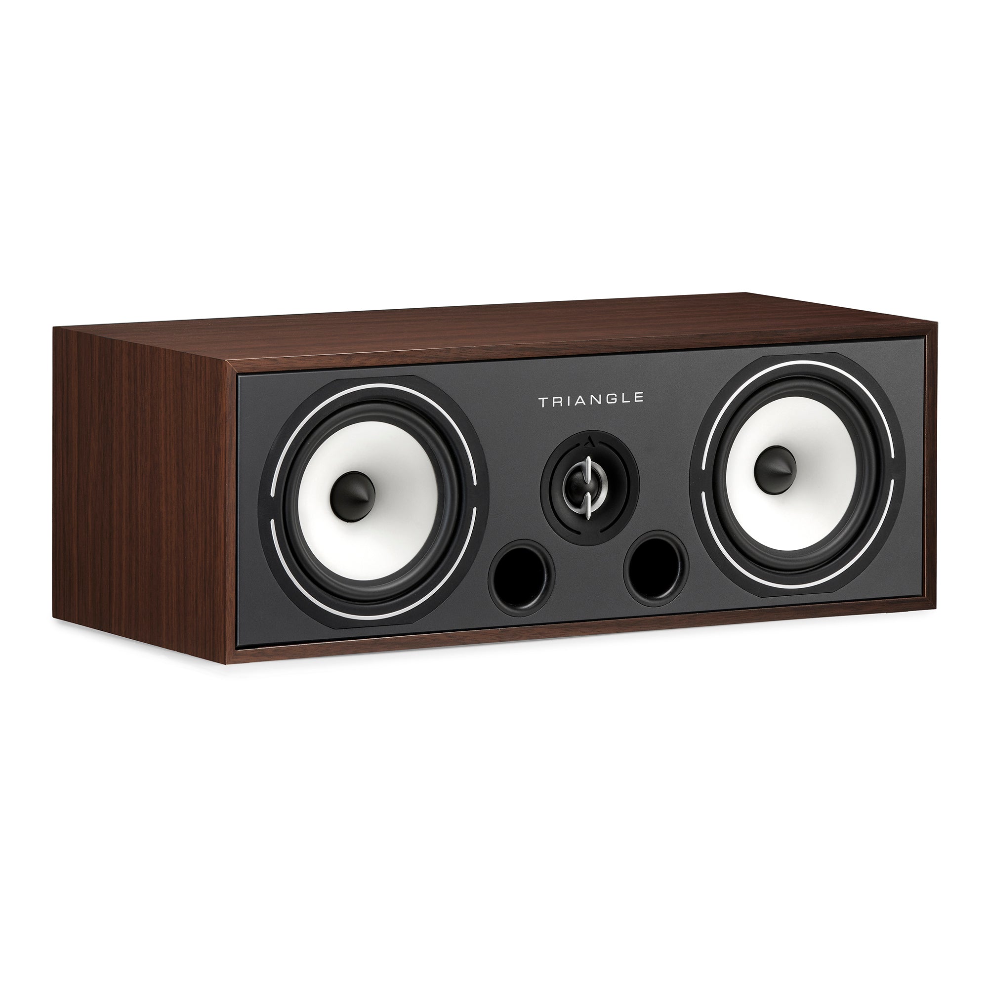 Triangle hifi enceinte centrale 16cm Borea BRC2 home cinema voie centrale 2 voies noyer packshot