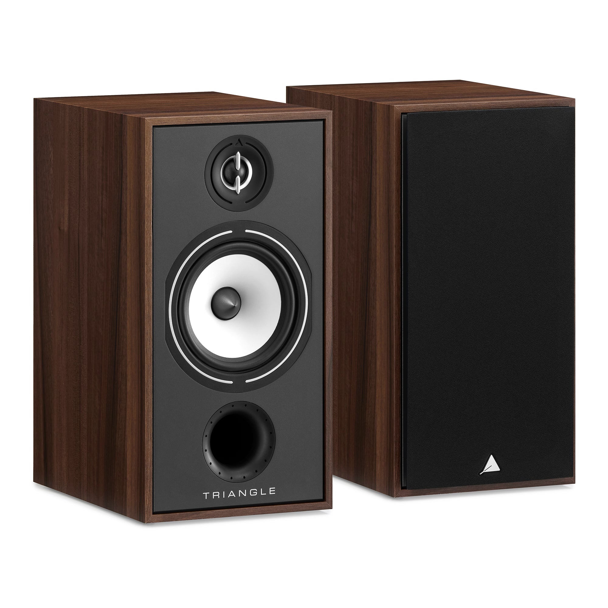 Triangle Hifi Enceintes Bibliothèque Borea BR04 chataignier pictures packshot paire 
